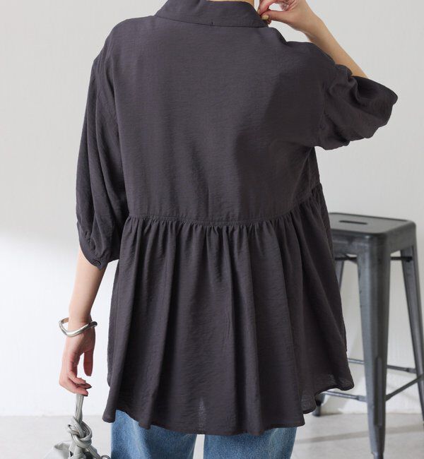  「切替フレアシアーシャツ」|シャツ・ブラウス|