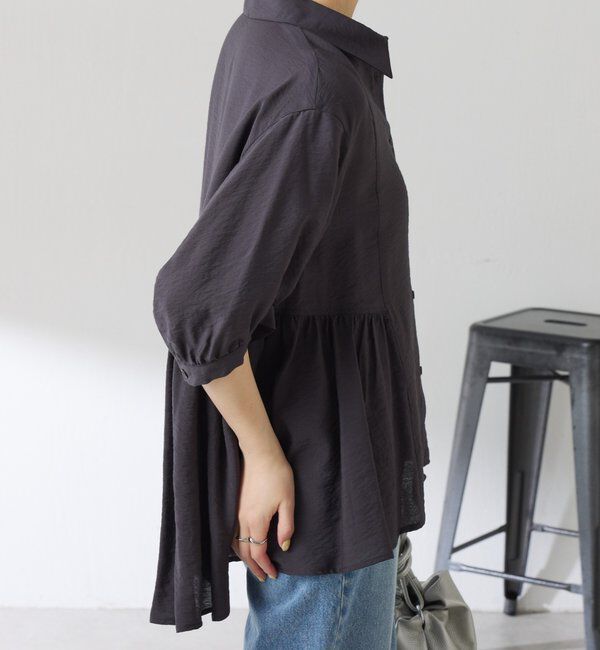  「切替フレアシアーシャツ」|シャツ・ブラウス|