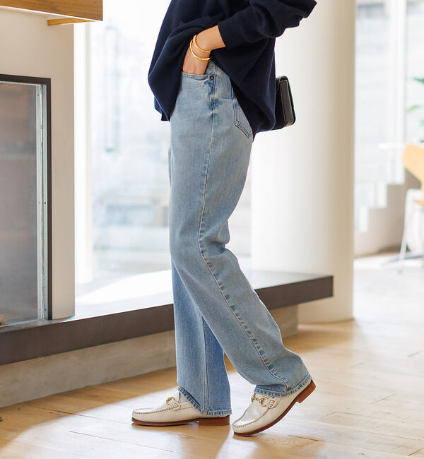 Rouge vif「【RED CARD/レッドカード】One-Day ルーズストレート デニム」|デニム|