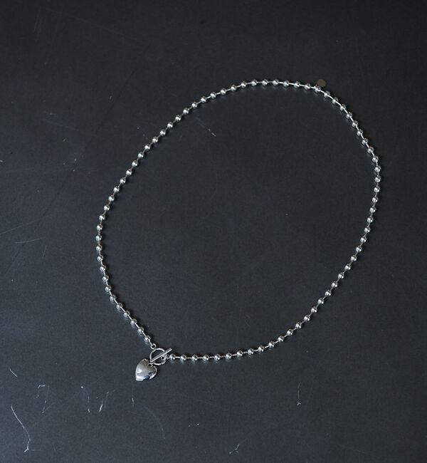 Rouge vif「【LEEADA/リーダ 】ハートボールチェーンネックレス」|ネックレス|