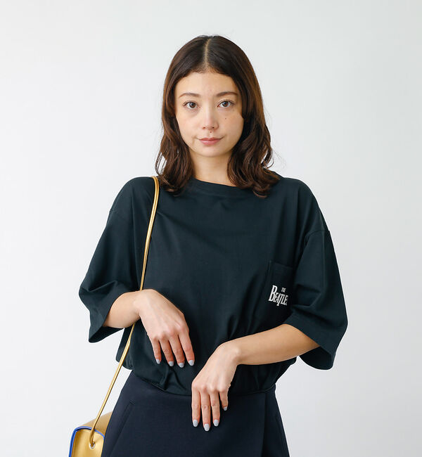 Rouge vif「【JOHNBULL/ジョンブル】The Beatles ワンポイントロゴTシャツ」|Tシャツ・カットソー|