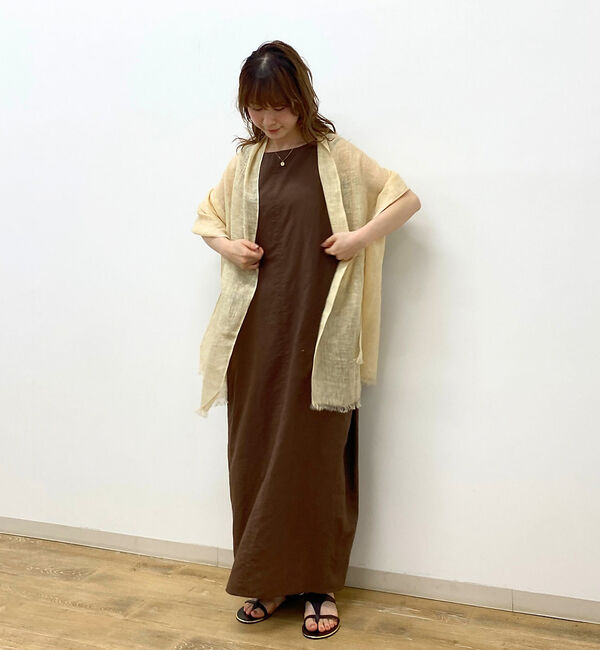 Rouge vif「【The Bagmati/ザ バグマティ】リネンストール」|マフラー|