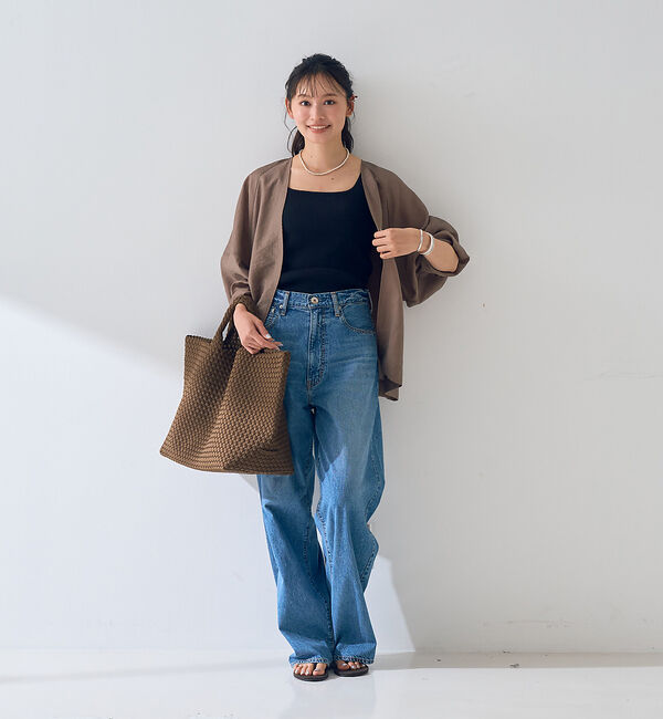 Rouge vif「はおりシアーシャツジャケット」|シャツ・ブラウス|