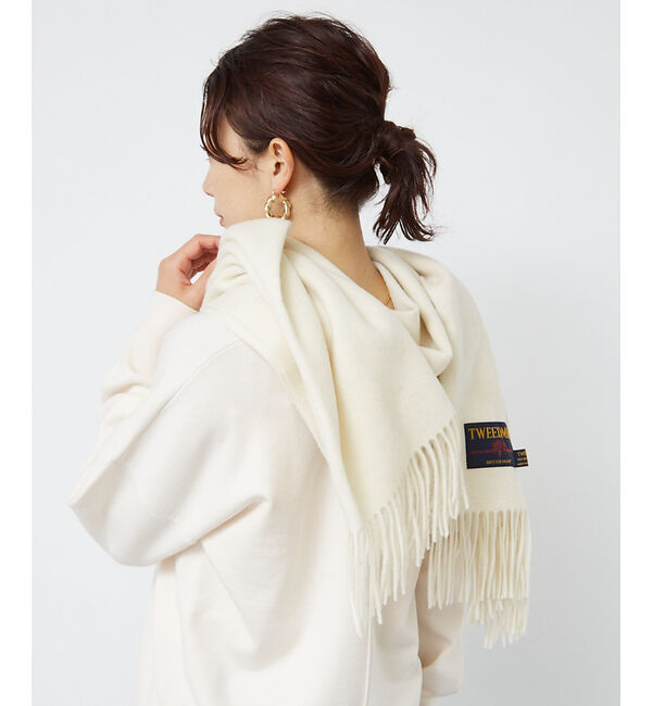Rouge vif「【定番人気】【2025AW新作】【TWEEDMILL/ツイードミル】大判ストール」|マフラー|