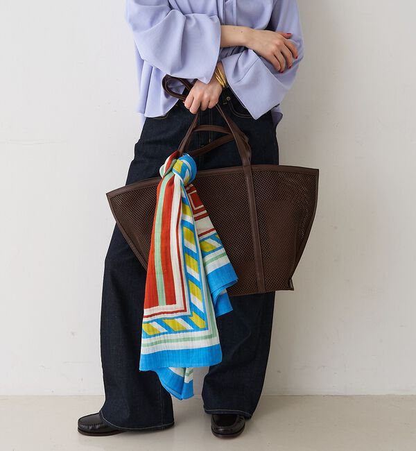 Rouge vif「【manipuri/マニプリ】カクテル コットンシルクストール 120&times;120」|マフラー|