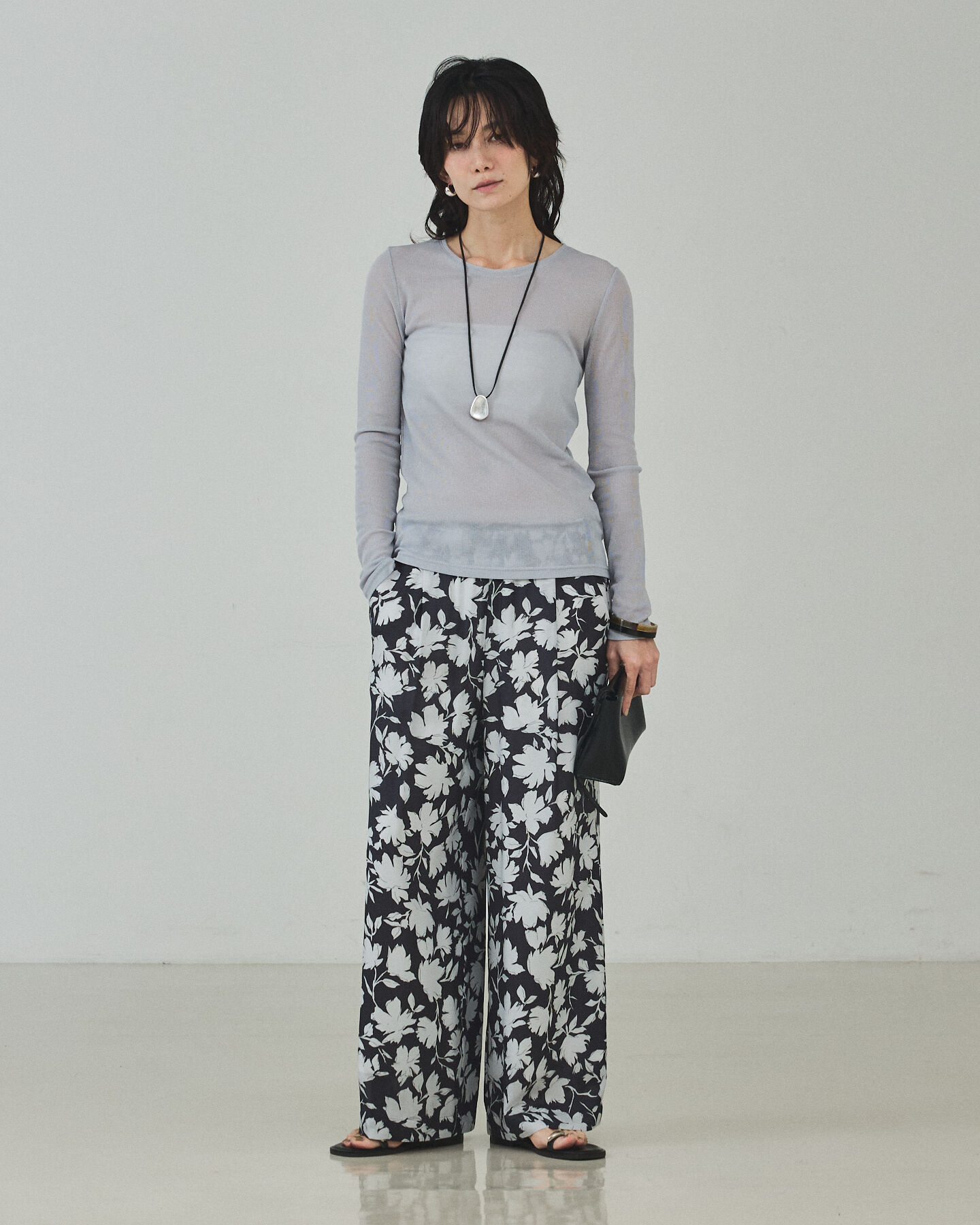 qualite「シアーテレコロングスリーブT」|Tシャツ・カットソー|