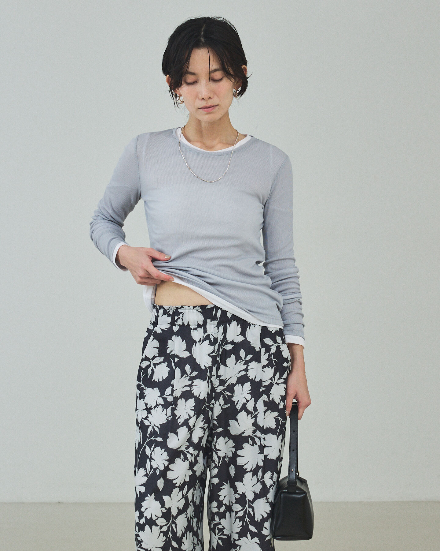 qualite「シアーテレコロングスリーブT」|Tシャツ・カットソー|