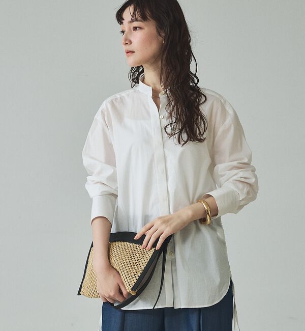 qualite「ウエストドロストシャツ」|シャツ・ブラウス|