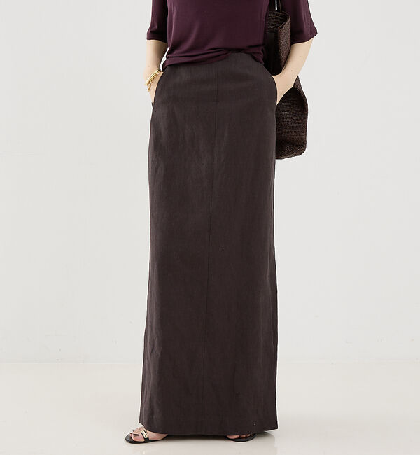 The Store by C' 「【COCUCA】リネンストレートスカート」|スカート|