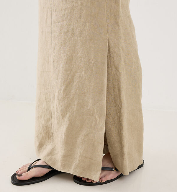 The Store by C' 「【COCUCA】リネンストレートスカート」|スカート|