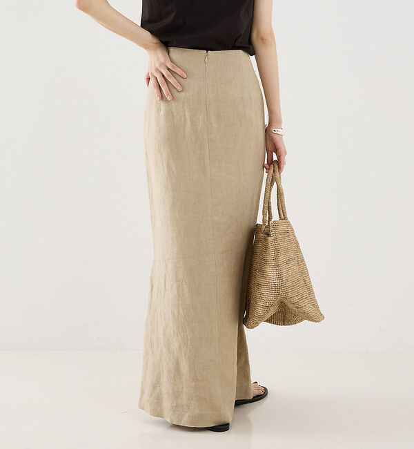 The Store by C' 「【COCUCA】リネンストレートスカート」|スカート|