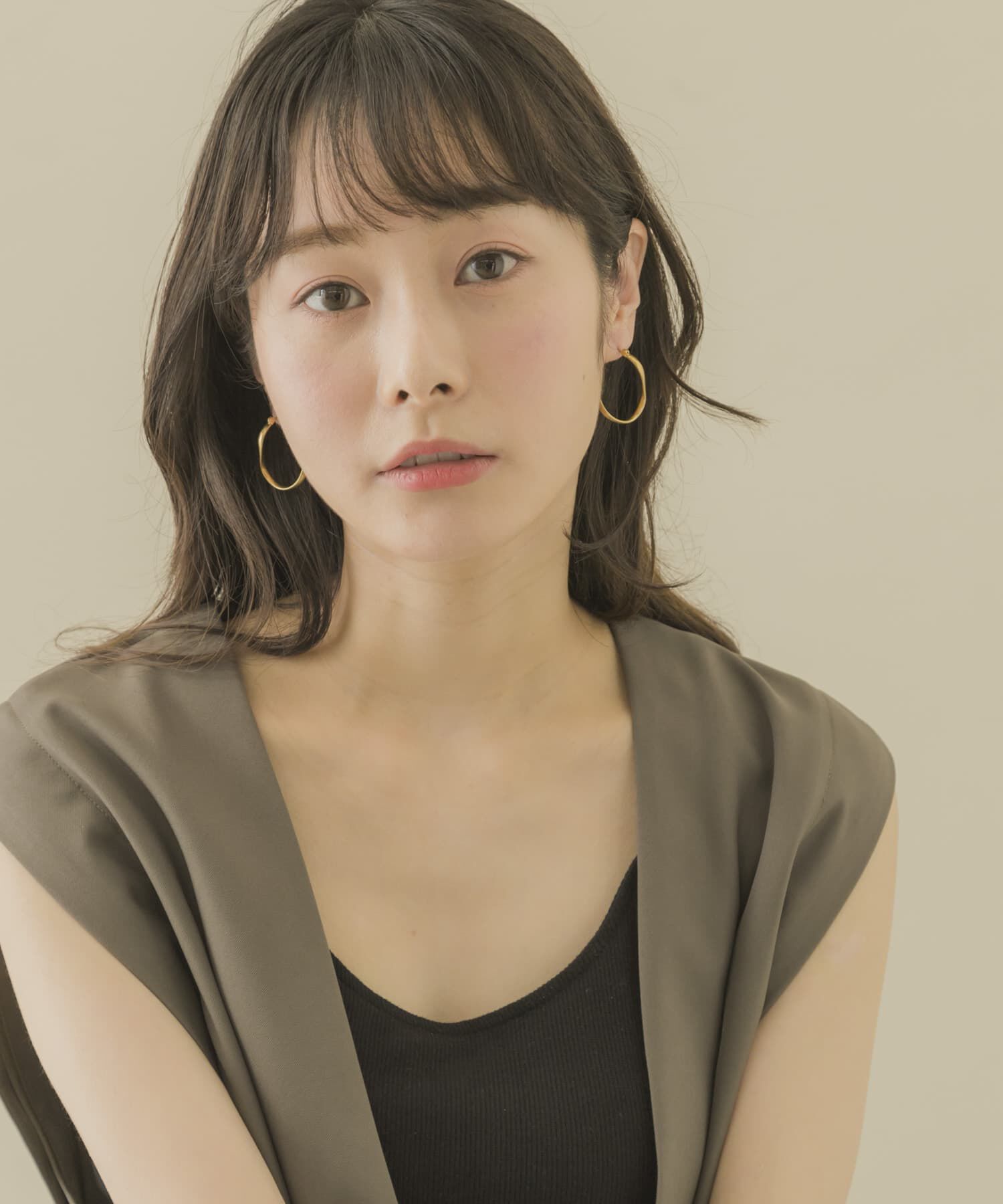 SMELLY「ネジリフープピアス」|ピアス|