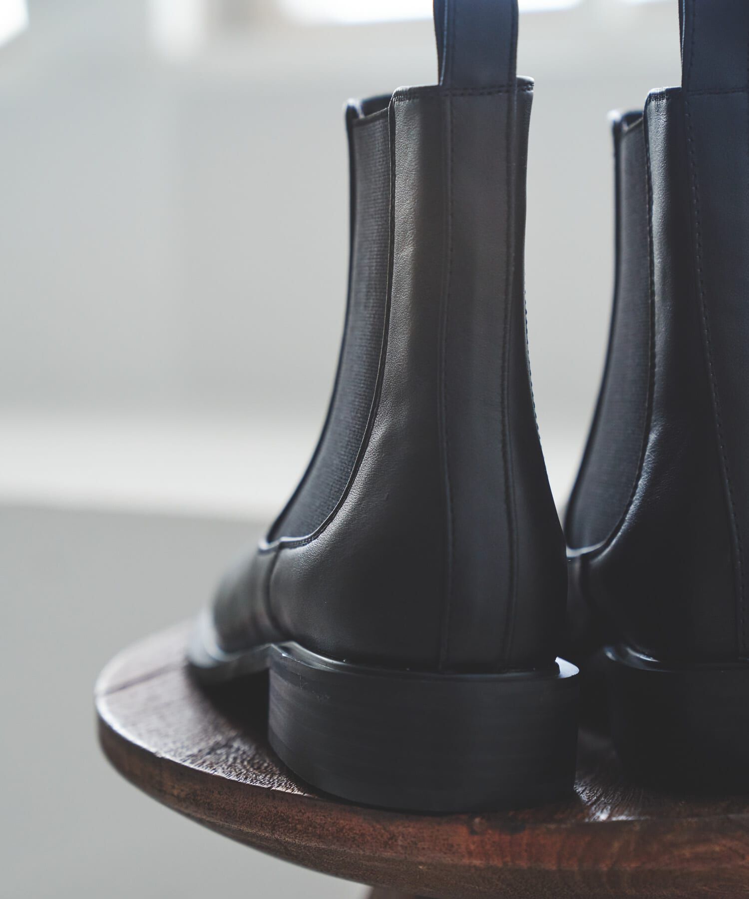 URBAN RESEARCH「レザーサイドゴアブーツ」|ショートブーツ|