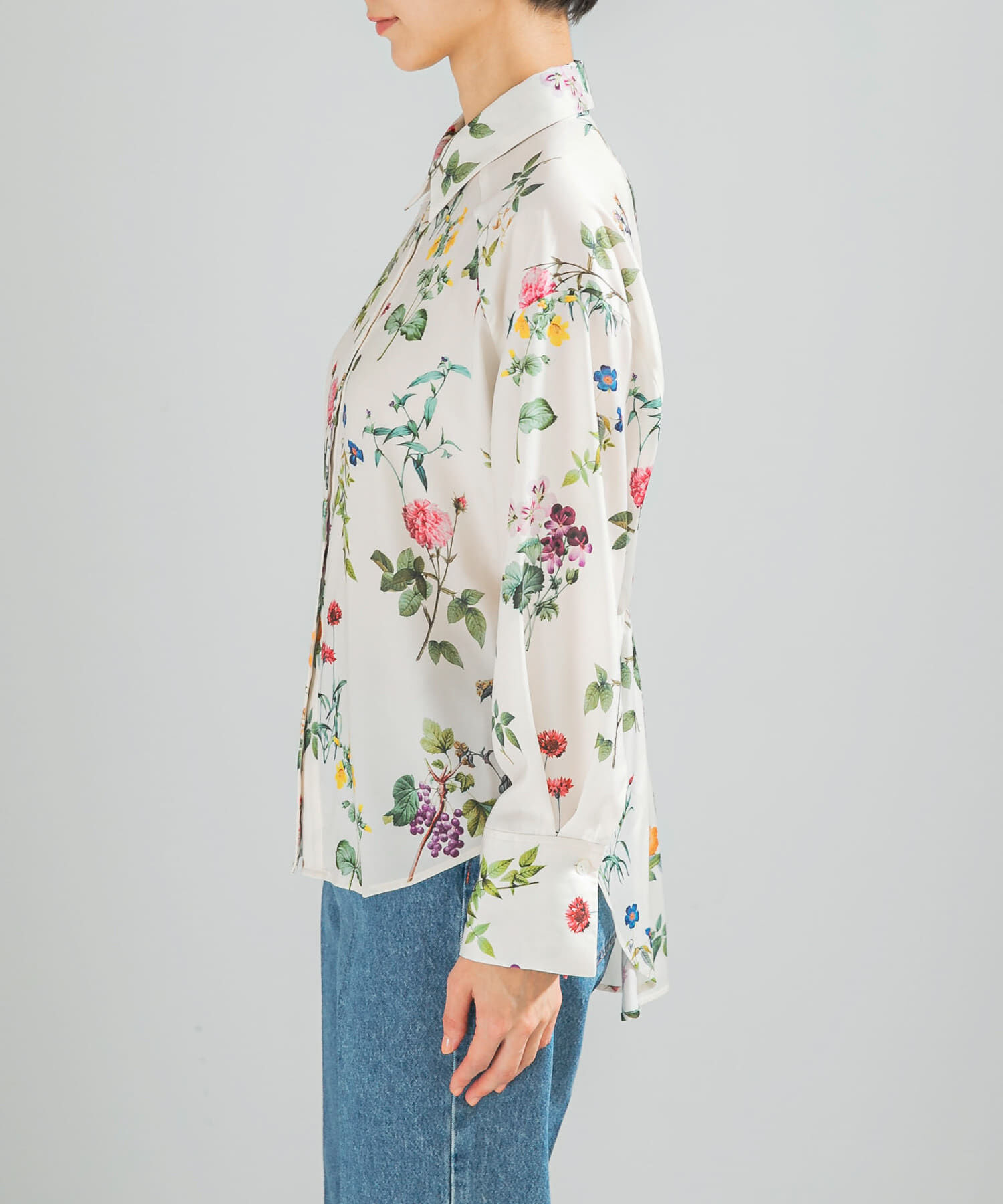 URBAN RESEARCH ROSSO「ボタニカルプリントデザインシャツ」|シャツ・ブラウス|