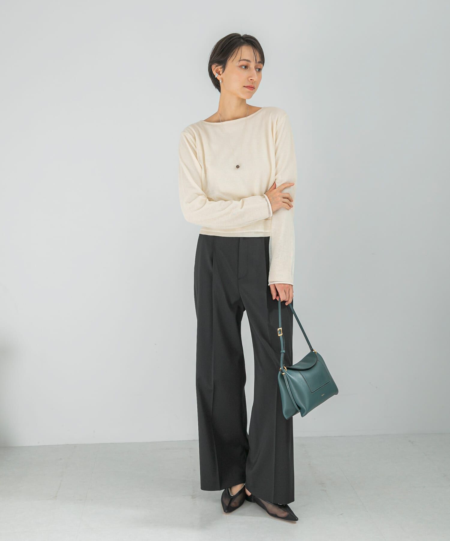 URBAN RESEARCH ROSSO「シアーレイヤードニット」|ニット・セーター|