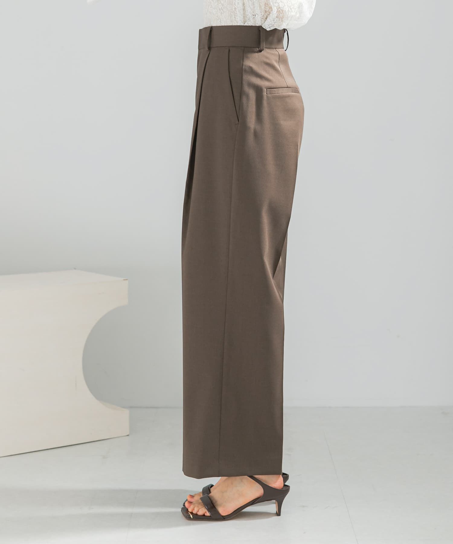 URBAN RESEARCH ROSSO「防シワハイウエストワイドスラックス」|その他|