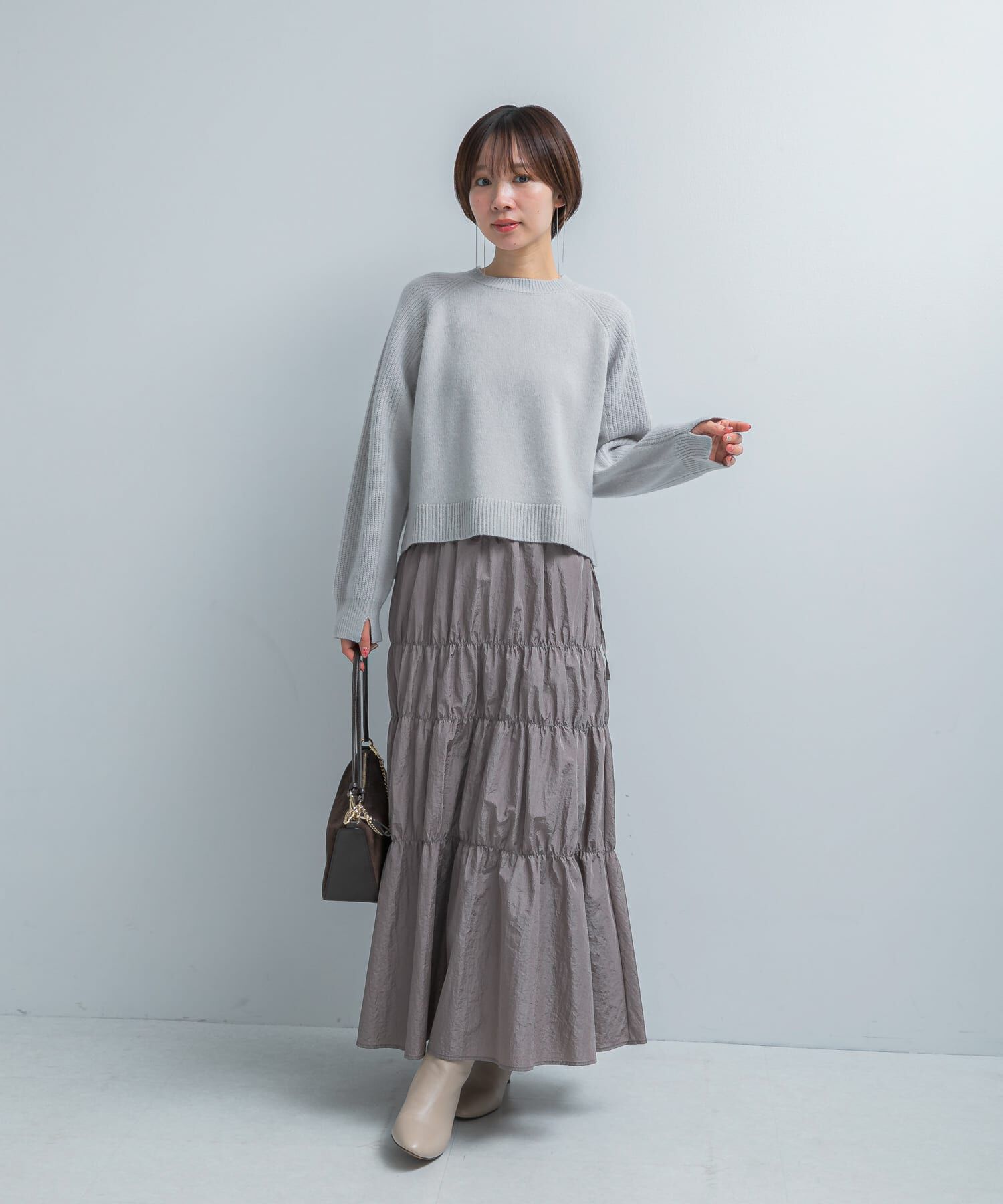 URBAN RESEARCH ROSSO「スーパーファインラムズウールショートニット」|ニット・セーター|