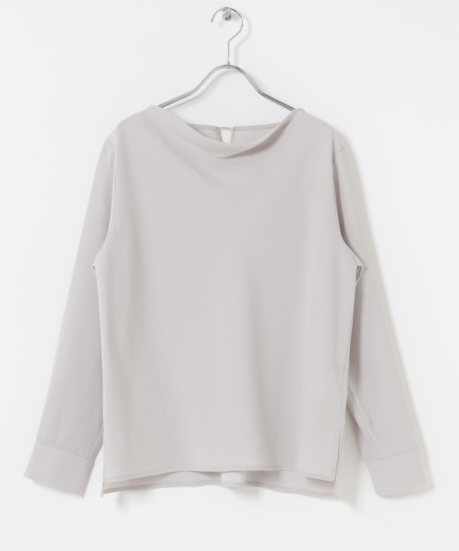 URBAN RESEARCH ROSSO「トリアセテート混ドレープネックブラウス」|シャツ・ブラウス|