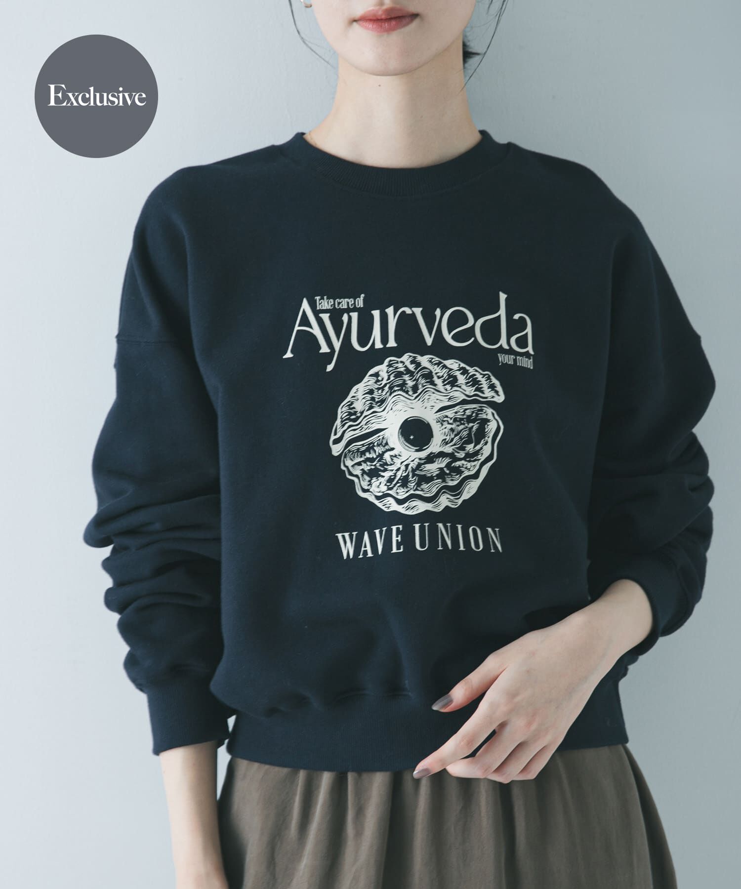 URBAN RESEARCH「『別注』WAVEUNION&times;URBAN RESEARCH　SWEAT SHIRTS」|スウェット・ジャージ|ネイビー
