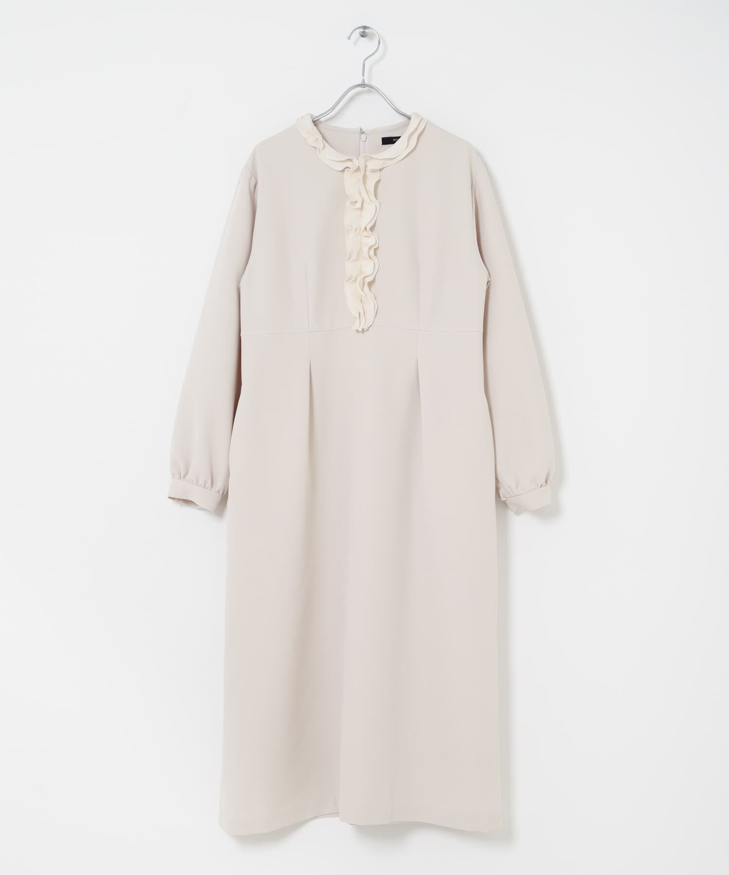 URBAN RESEARCH ROSSO「『WEB/一部店舗限定』フリルカラーウエストマークワンピース」|ワンピース|