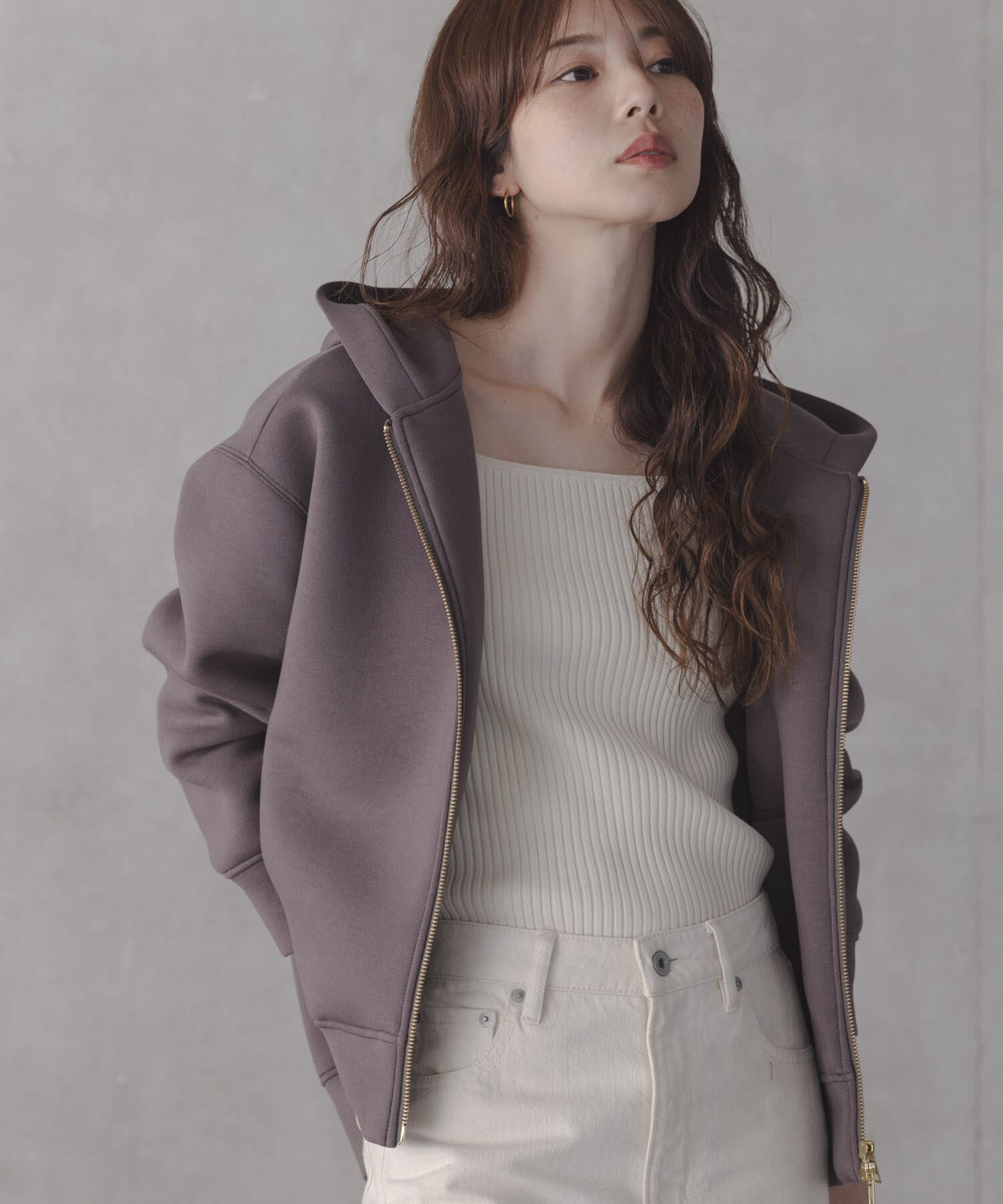 Sonny Label 「ダンボールZIPコクーンフーディー」|パーカー|