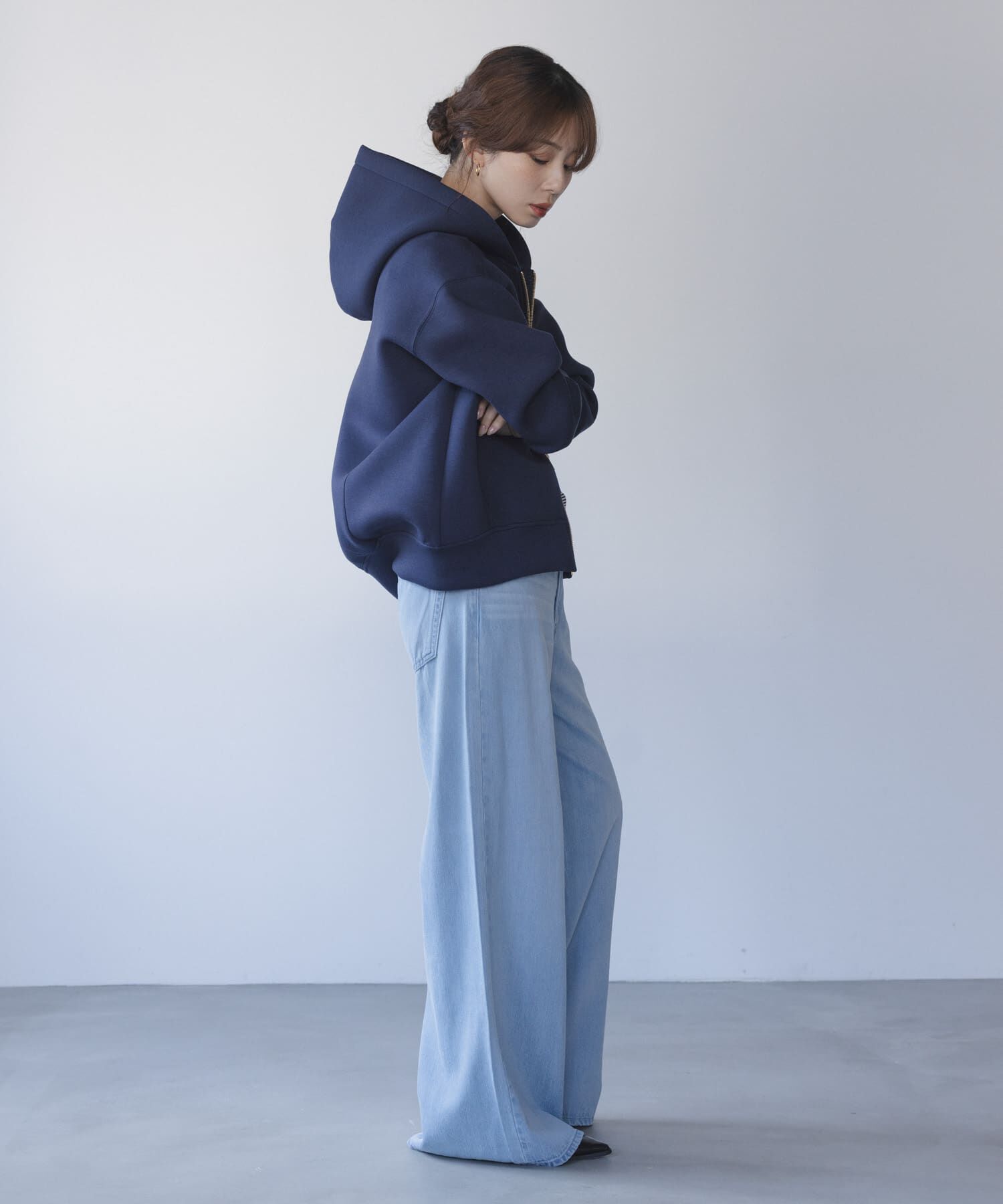 Sonny Label 「ダンボールZIPコクーンフーディー」|パーカー|