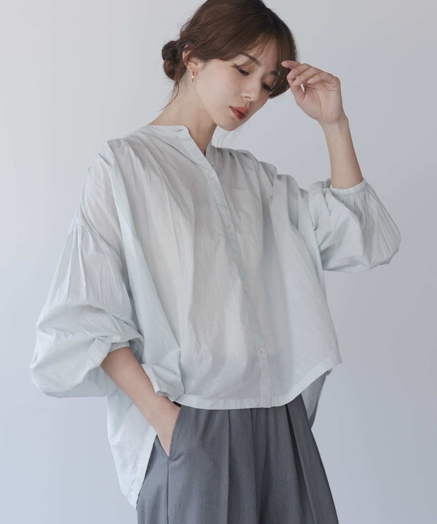 Sonny Label 「エアリーコットンタックボリュームブラウス」|シャツ・ブラウス|