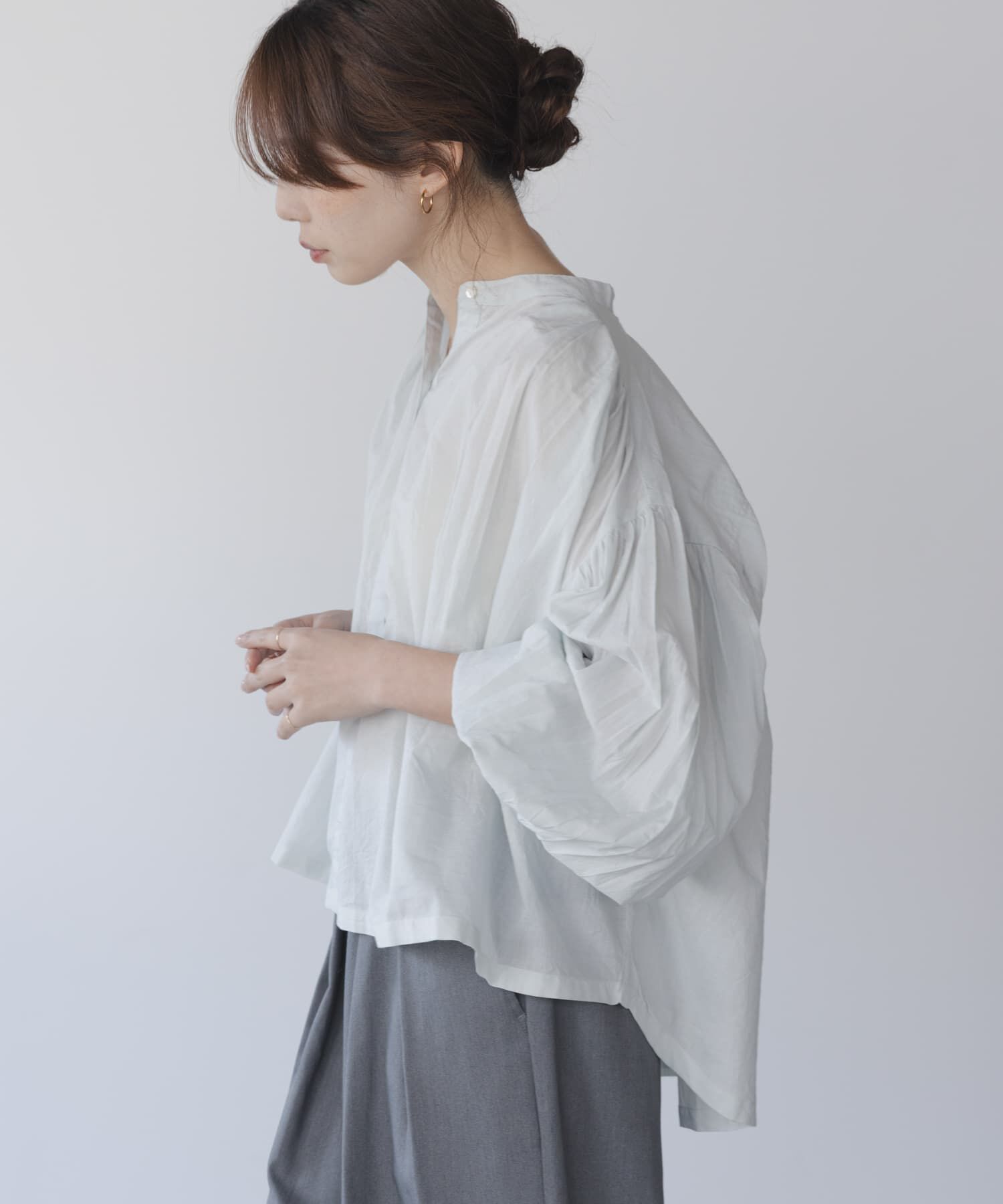 Sonny Label 「エアリーコットンタックボリュームブラウス」|シャツ・ブラウス|