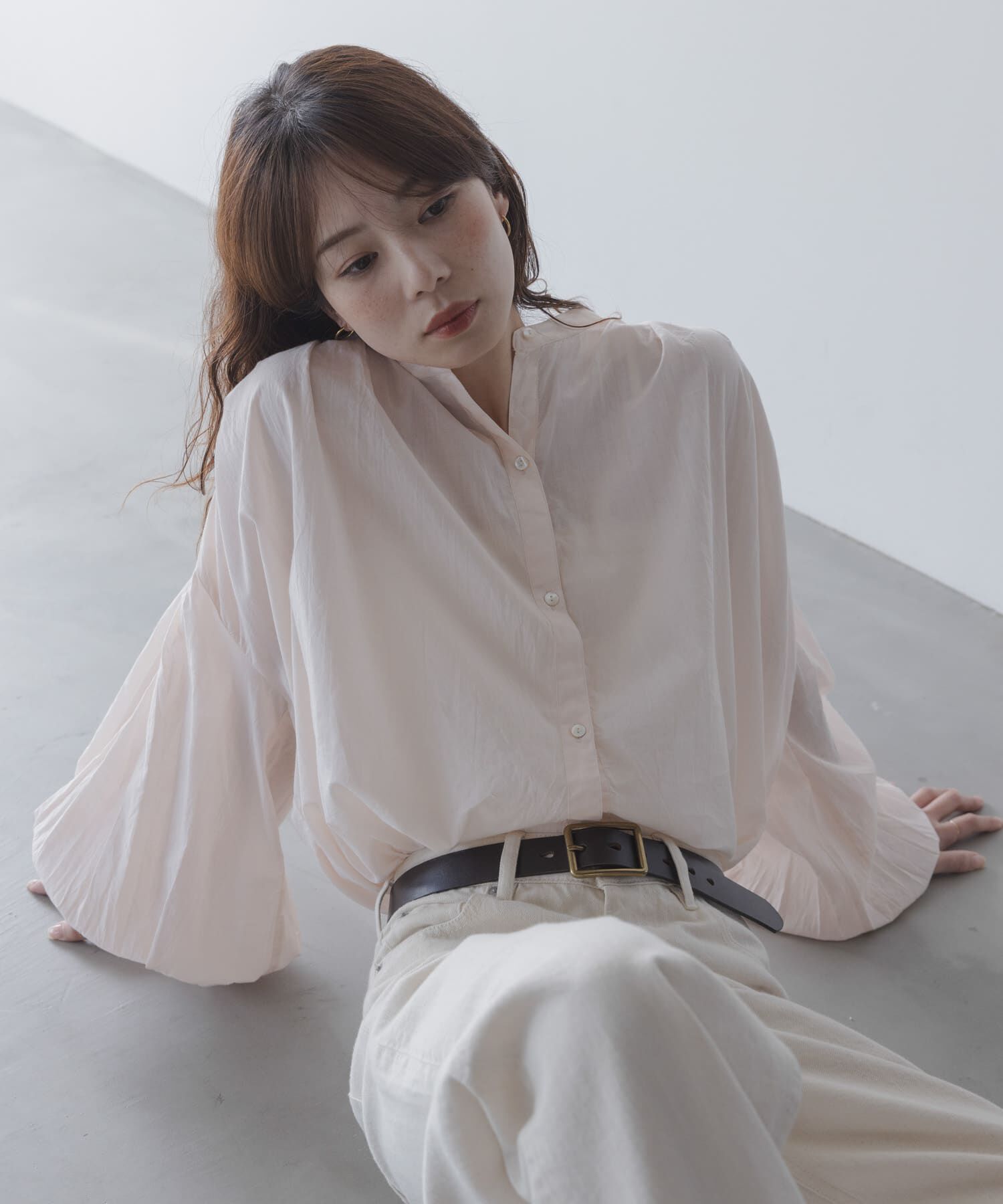 Sonny Label 「エアリーコットンタックボリュームブラウス」|シャツ・ブラウス|