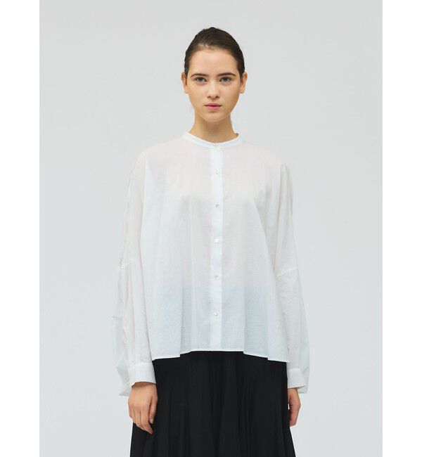 mizuiro ind シフォンフリルVネックカーディガン（mizuiro ind