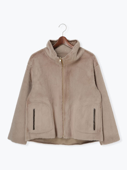 Te chichi「リバーシブルムートンスタンド衿ブルゾン」|その他|