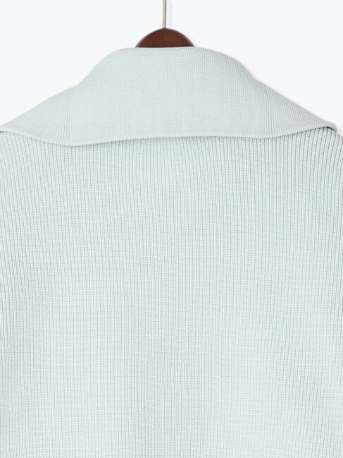 Te chichi TERRASSE「無撚糸ハーフジップニット」|ニット・セーター|