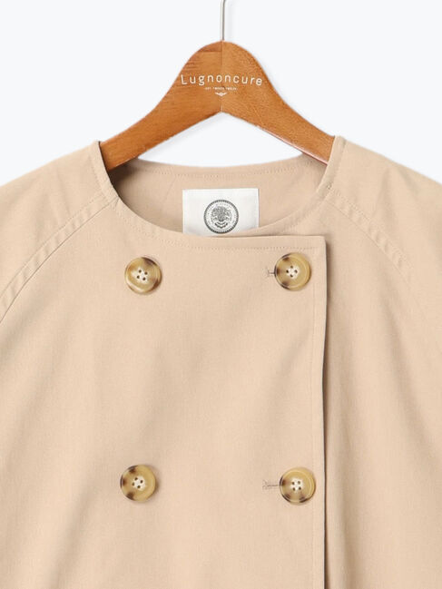 Lugnoncure「【撥水/防花粉】ノーカラーショートコート」|その他|