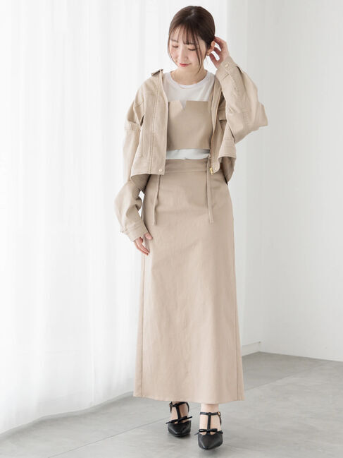 Te chichi TERRASSE「ビスチェ2WAYキャミワンピース(セットアップ可)《2025spring catalog item》」|ワンピース|