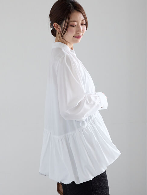 Te chichi「バルーンヘムシャツブラウス」|シャツ・ブラウス|
