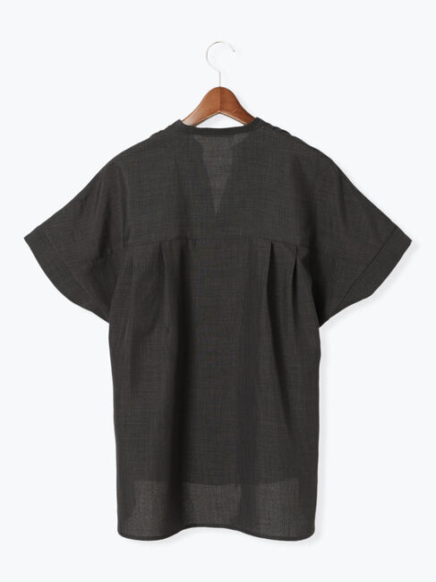 Te chichi TERRASSE「【セットアップ可】麻調スキッパーブラウス」|シャツ・ブラウス|