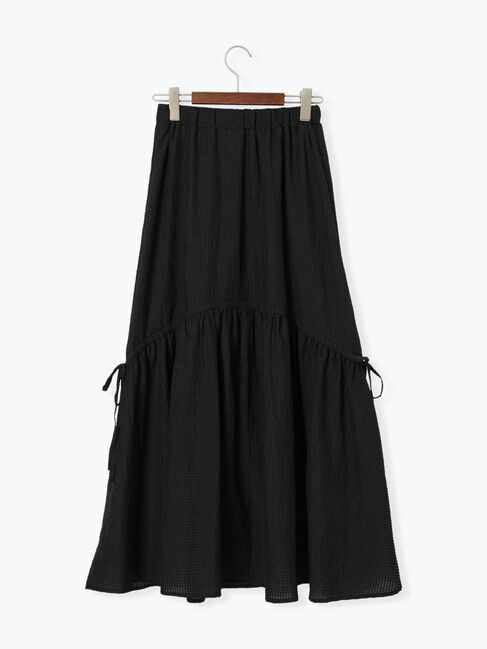 Te chichi TERRASSE「サイドリボンサッカースカート」|スカート|