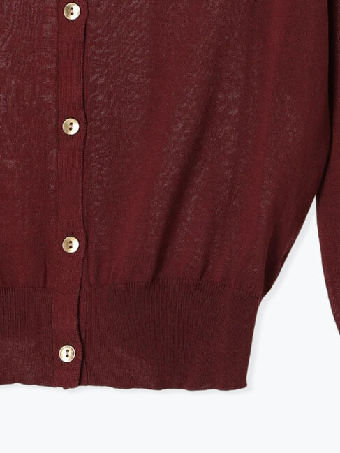 Te chichi TERRASSE「【抗菌防臭】金釦Vネックカーディガン」|カーディガン|