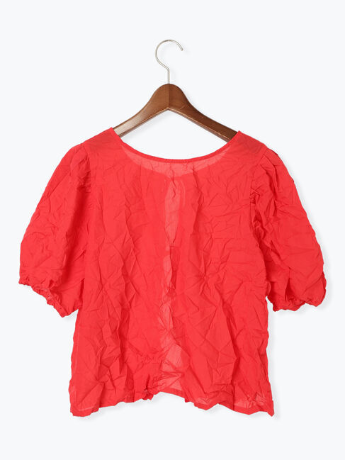 Te chichi TERRASSE「しわ加工前後2WAYブラウス」|シャツ・ブラウス|