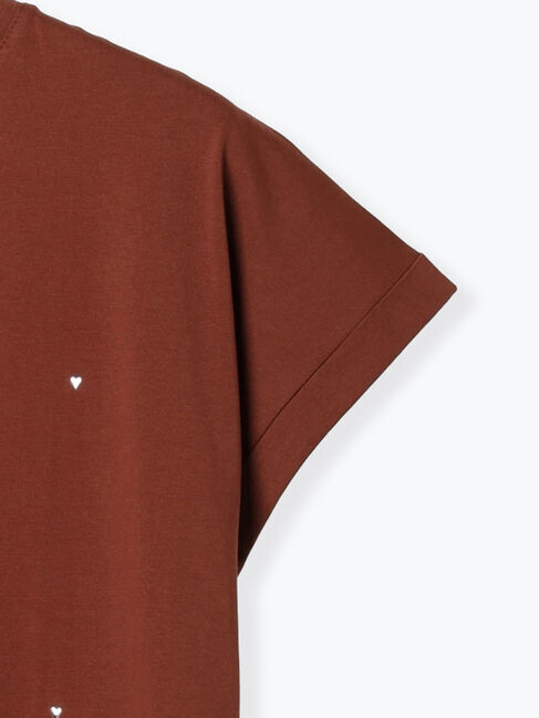 Te chichi TERRASSE「ハートモチーフホットフィットTシャツ」|Tシャツ・カットソー|