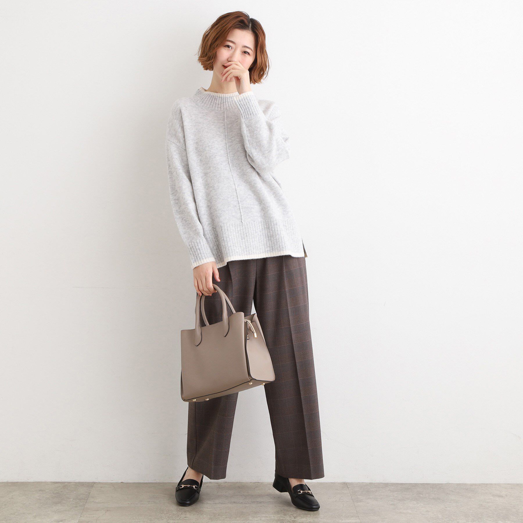 grove「【人間工学】中仕切り2WAYトート」|トートバッグ|