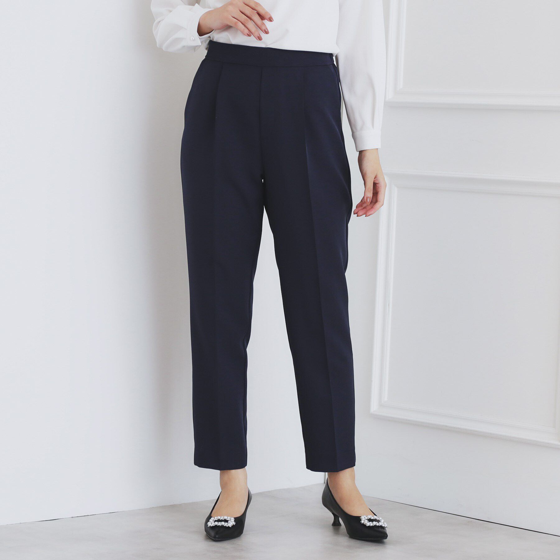 index「＜通勤・セレモニー/セットアップ対応＞ストレッチテーパードパンツ【洗濯機洗い可/イージーアイロン】」|その他|