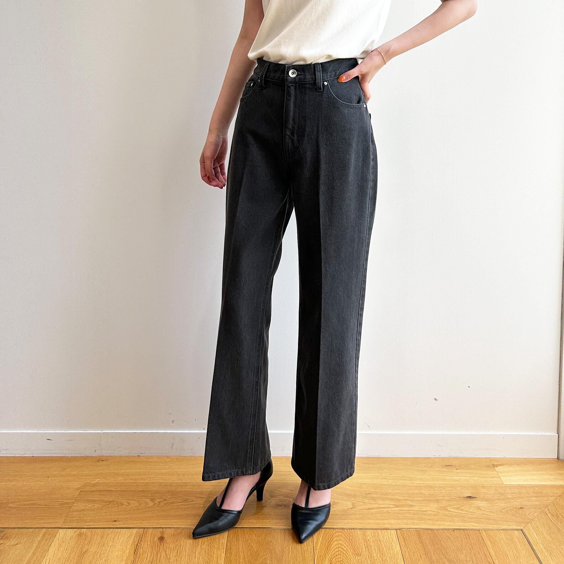 index「《丈が選べる》ストレートデニムパンツ【洗濯機洗い可】」|その他|