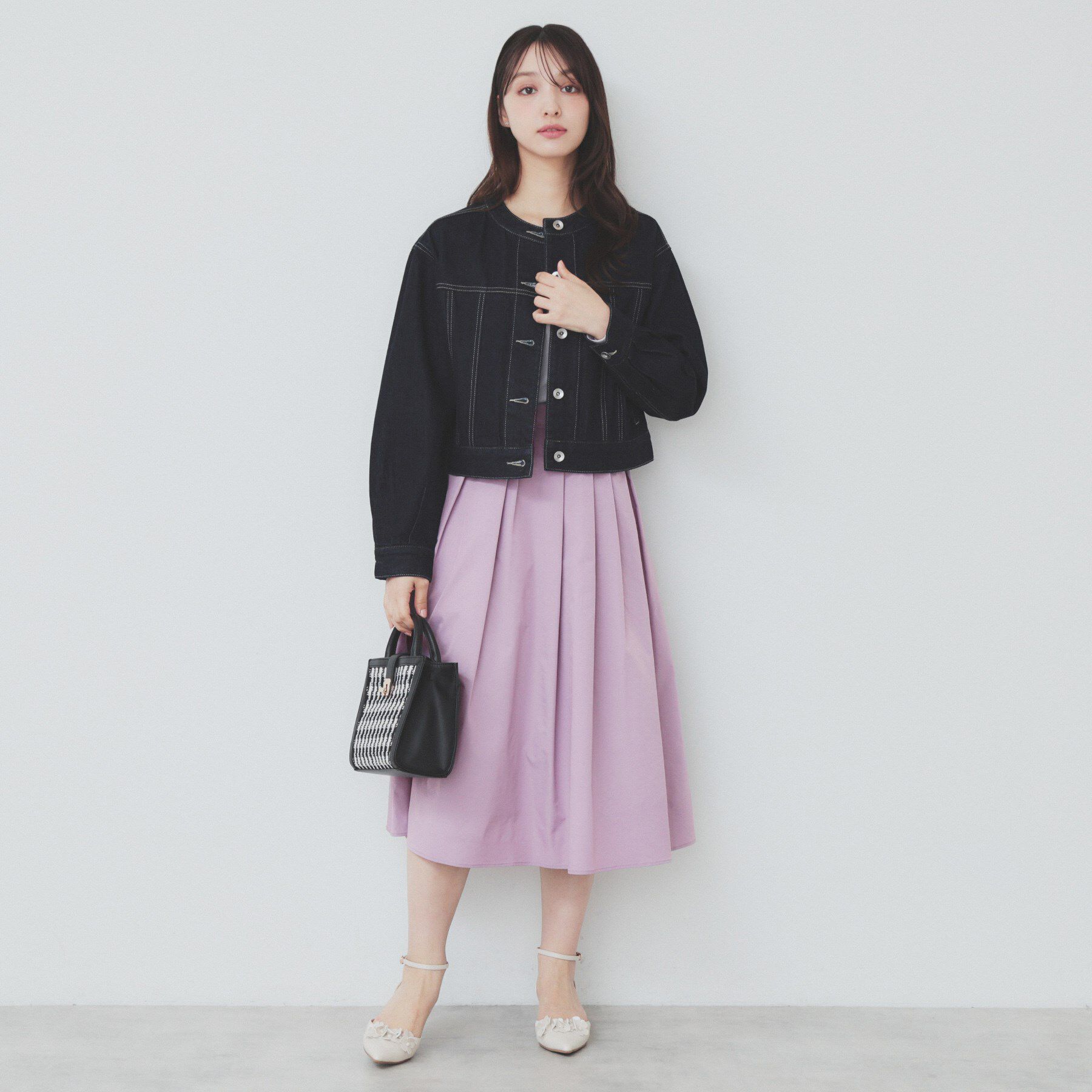 index「アシメタックフレアスカート【洗濯機洗い可/イージーアイロン】」|スカート|