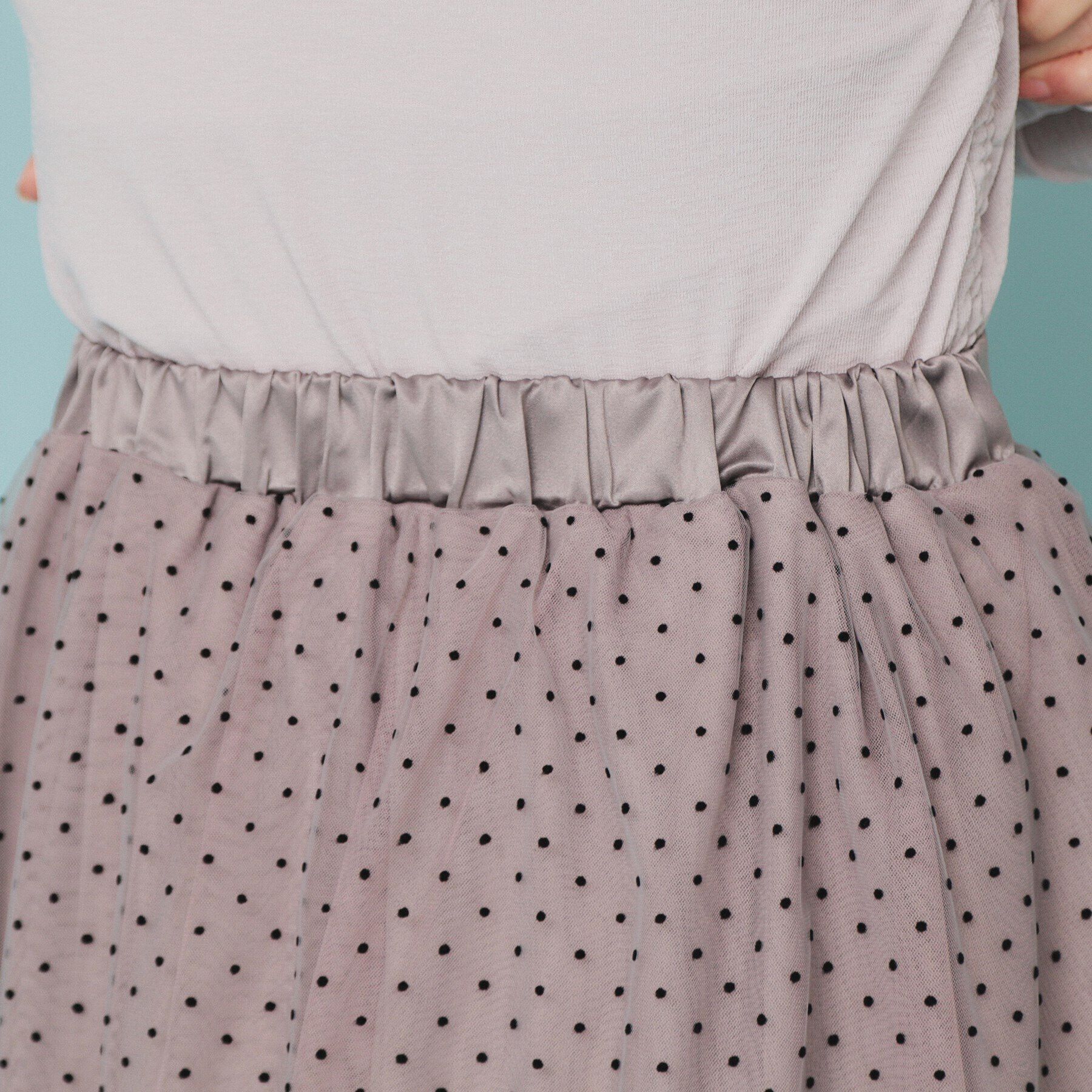 index「ドットチュールティアードスカート【洗濯機洗い可】」|スカート|