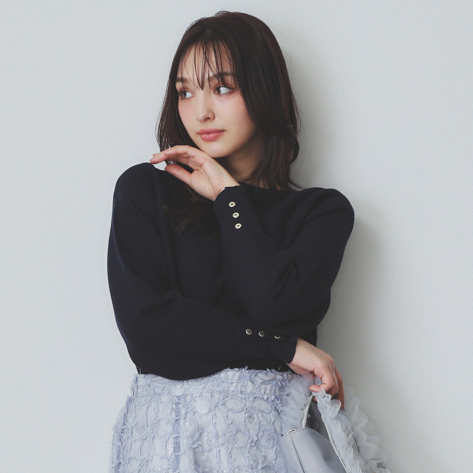 index「《6color》ガーターボートネックニット【UV/洗濯機洗い可】」|ニット・セーター|