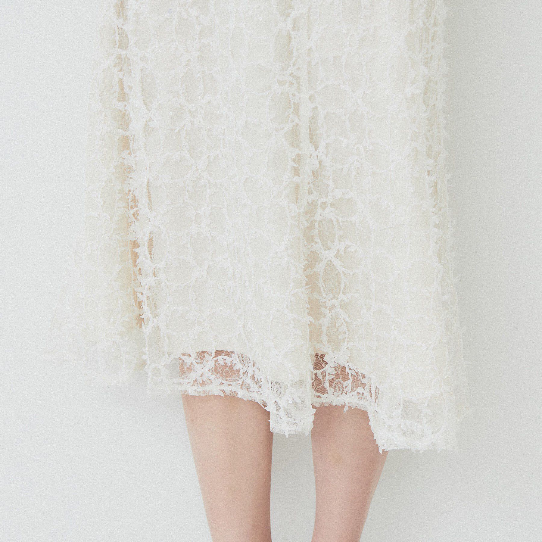 index「フラワーレース刺繍マーメイドスカート【洗濯機洗い可】」|スカート|