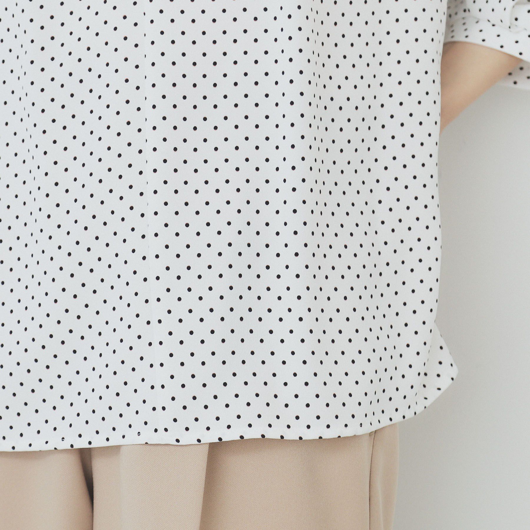 index「2WAYキーネックタックブラウス【洗濯機洗い可/防シワ】」|シャツ・ブラウス|