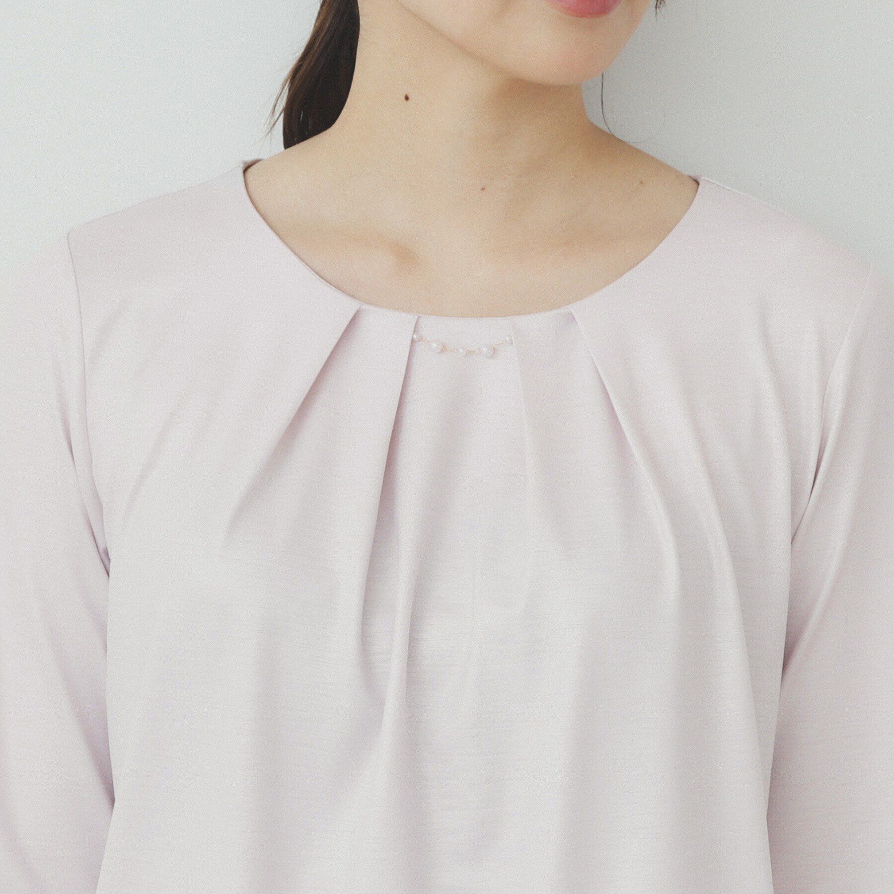 index「パール調チェーン付きフロントタックトップス【洗濯機洗い可】」|シャツ・ブラウス|