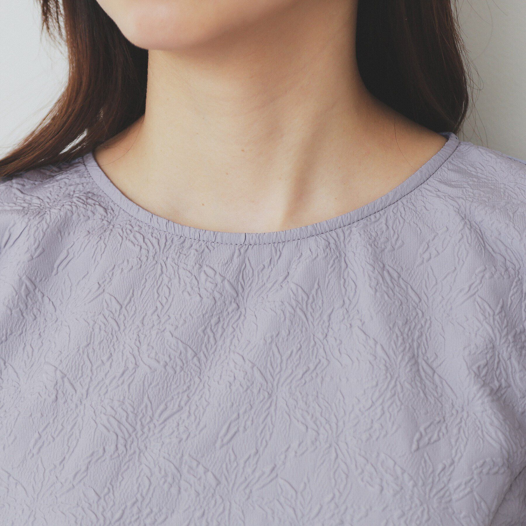 index「フラワージャカードパフフレアブラウス【洗濯機洗い可/防シワ】」|シャツ・ブラウス|